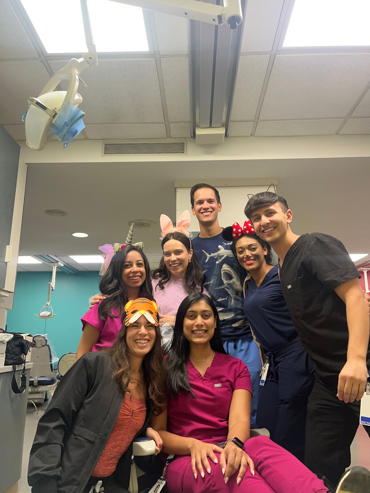 Dr. Shiloah with co-residents, moment 9