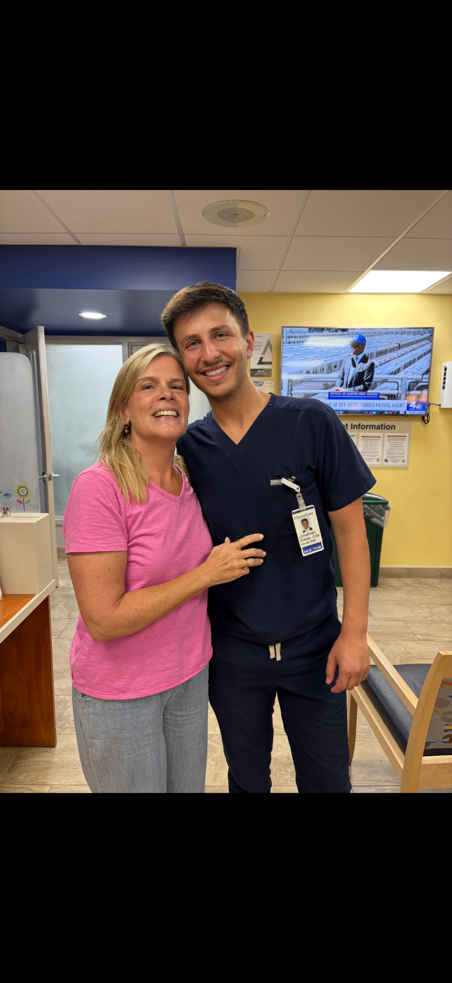 Dr. Shiloah treating his mom